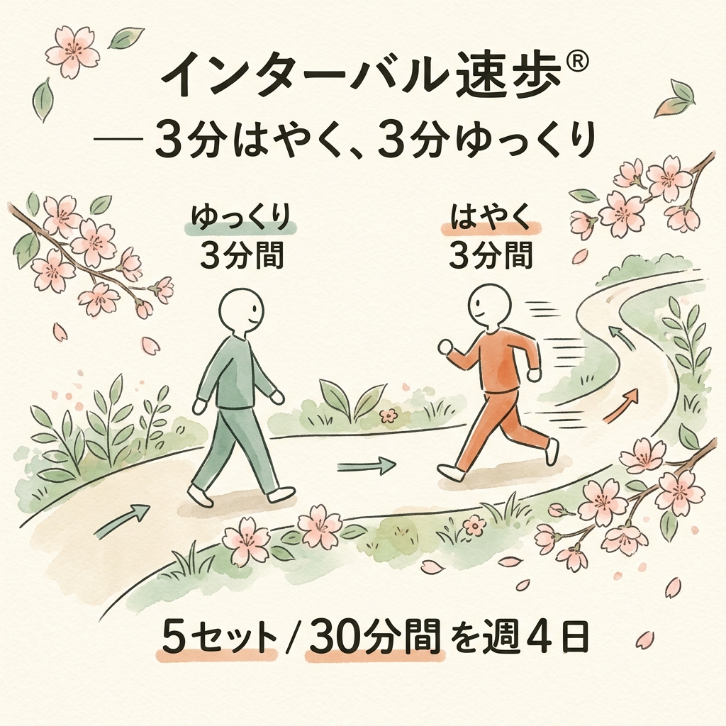 インターバル速歩®の説明