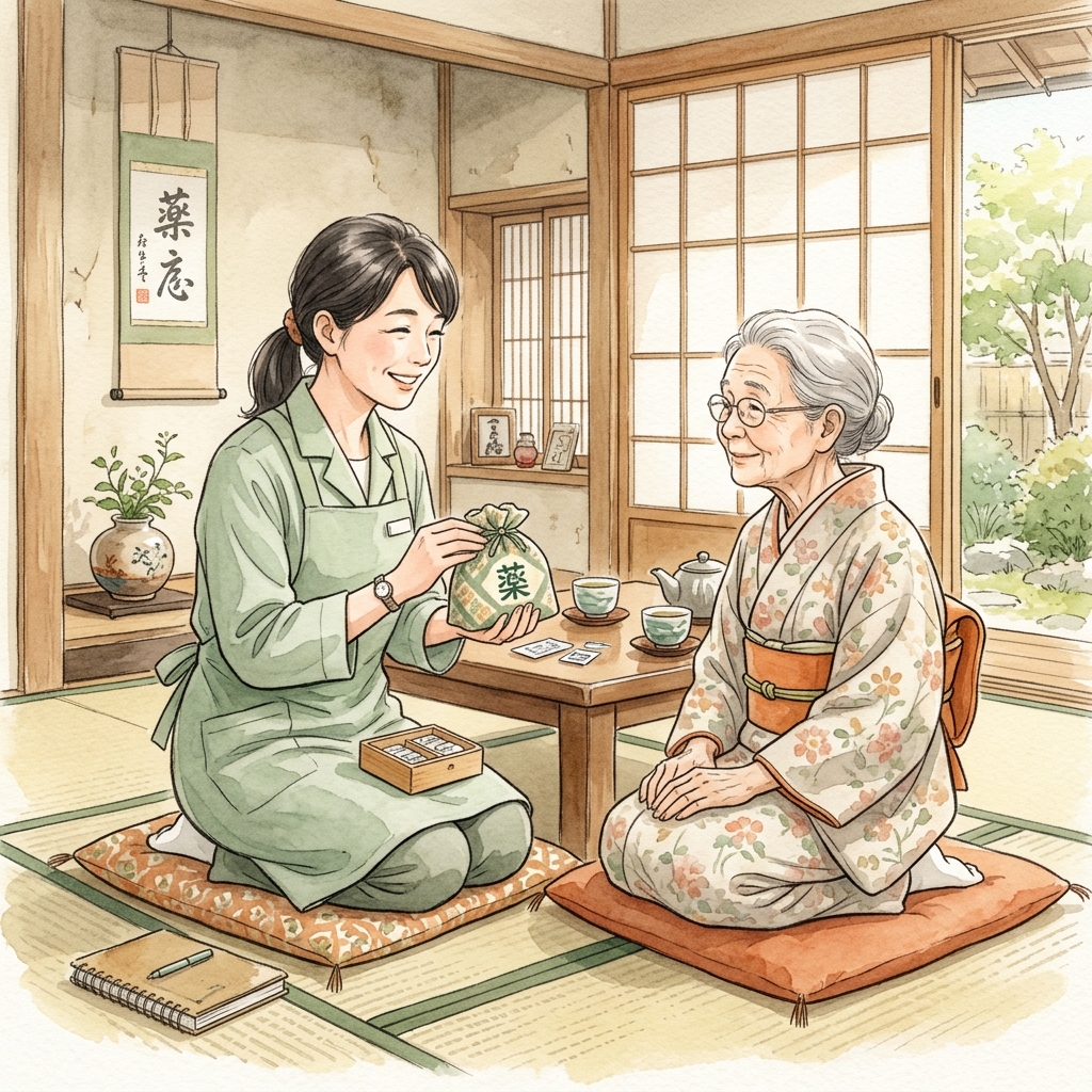 在宅医療で訪問する薬剤師
