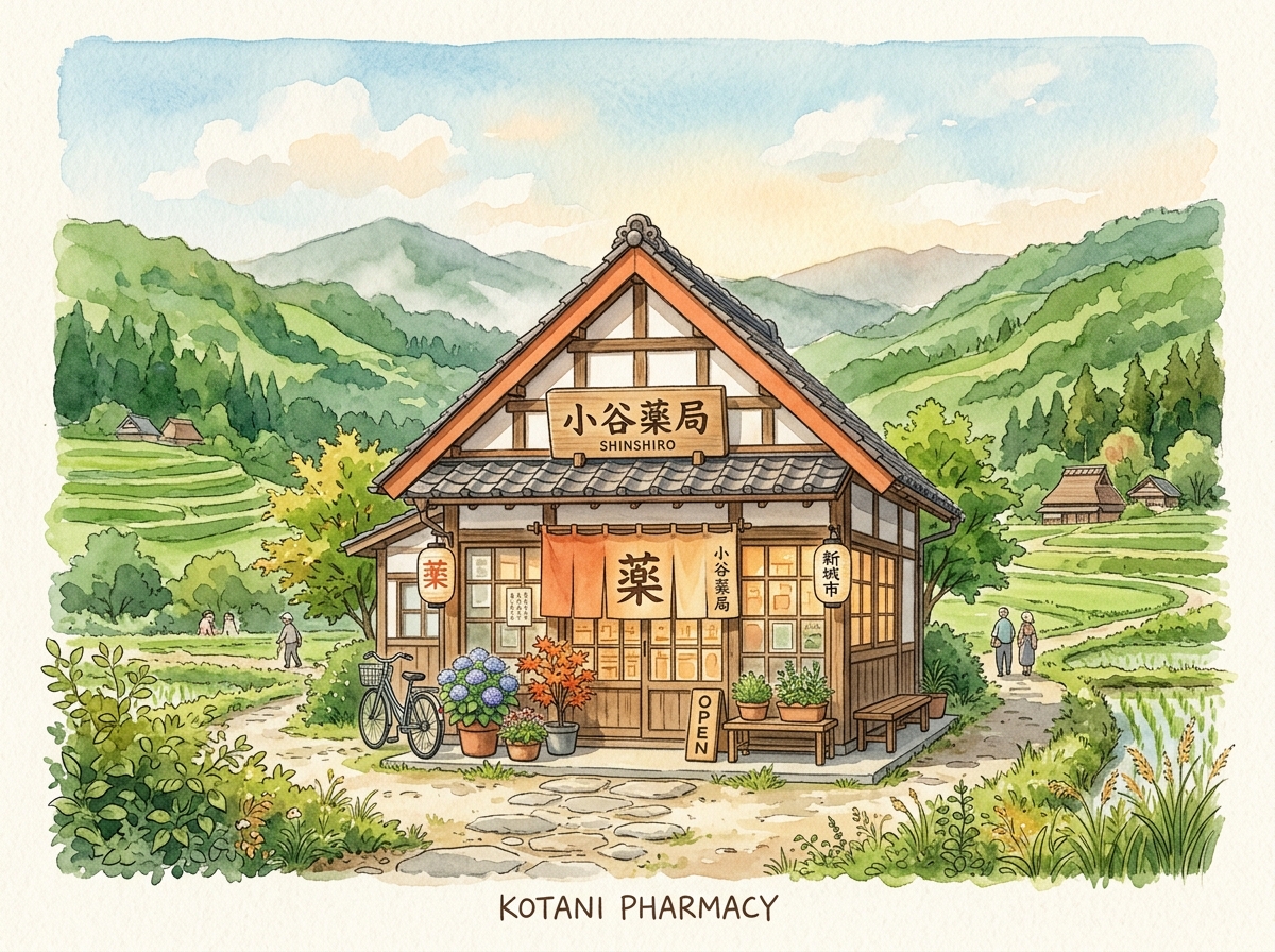 やまざき薬局 新城店の外観